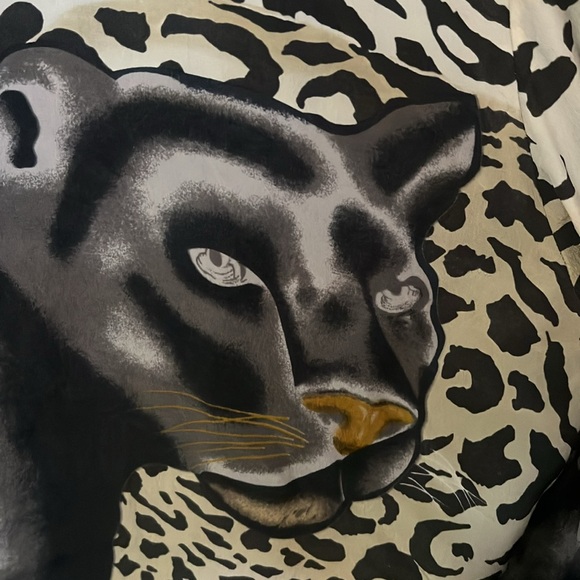 Spiegel Vintage Leopard and Panther blouse size XL - Picture 4 of 15